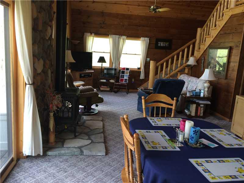1406 Camp Coulter Road Knox, PA 16232 - Photo 6 of 25 Living Room. Livingroom/great room and small dining area.