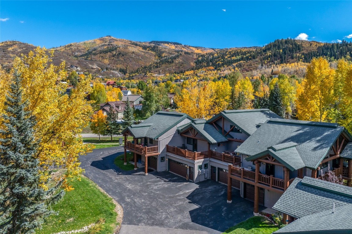 1775 Latigo Loop Steamboat Springs, CO 80487 - Photo 27 of 31 an aerial view of a house with a yard