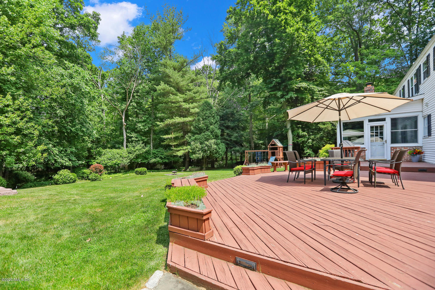 262 Eden Road Stamford, CT 06907 - Photo 25 of 38 a view of outdoor space yard deck patio and outdoor kitchen