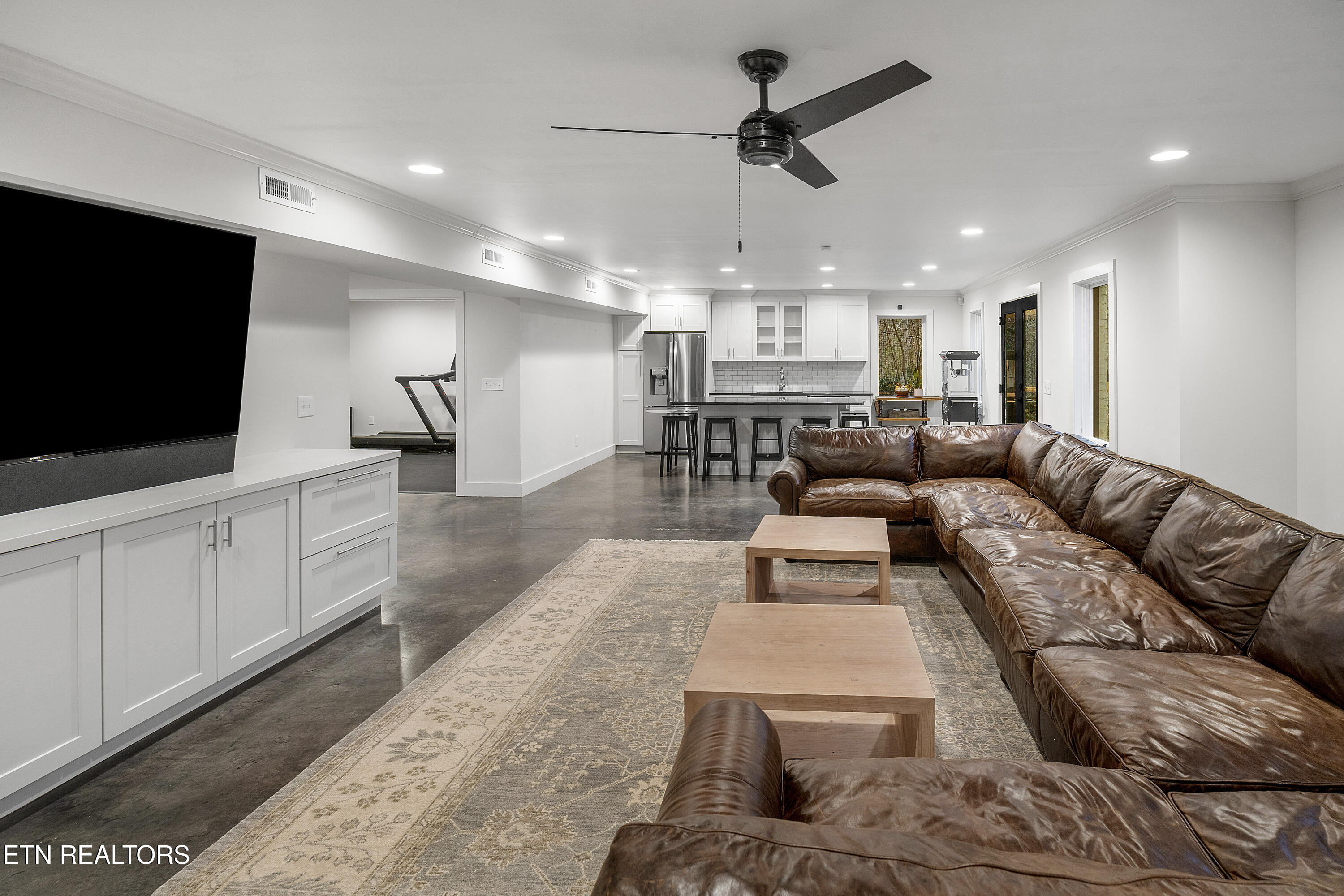 5401 Mill Ridge Drive Knoxville, TN 37919 - Photo 35 of 46 BASEMENT COUCH:BATHROOM
