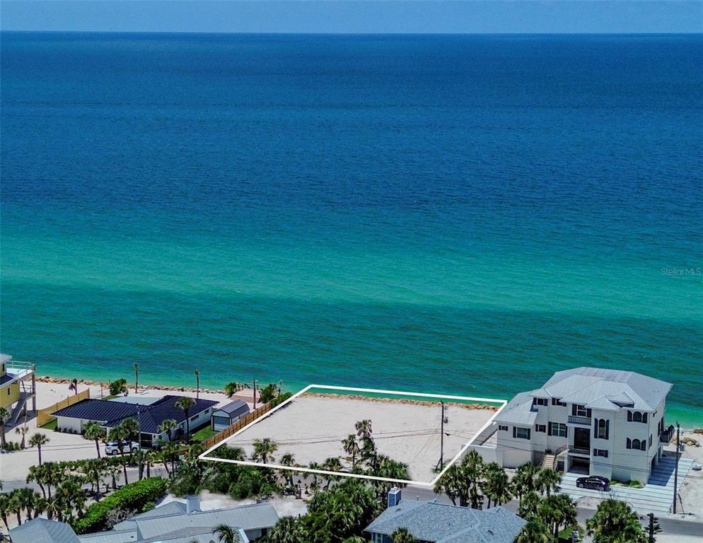 3761 Casey Key Road Nokomis, FL 34275 - Photo 22 of 23 an aerial view of a house with a garden