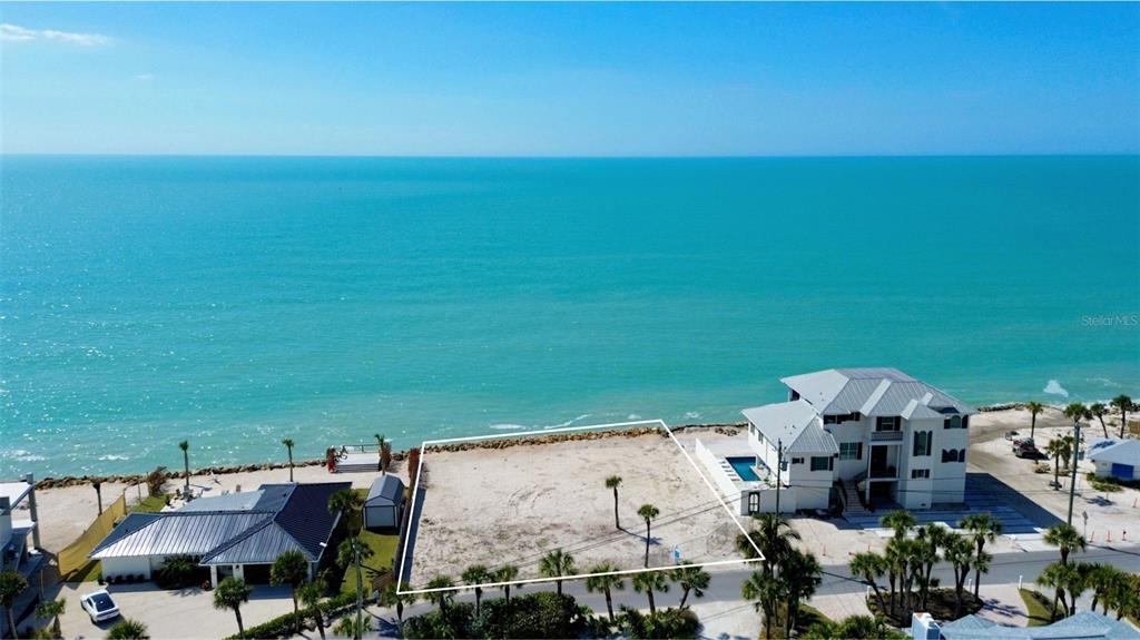 3761 Casey Key Road Nokomis, FL 34275 - Photo 3 of 23 an aerial view of a house with a ocean view