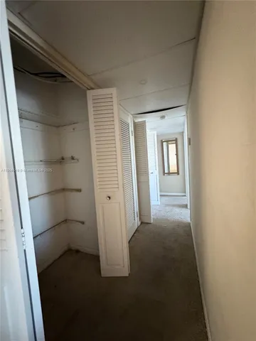 a view of empty room