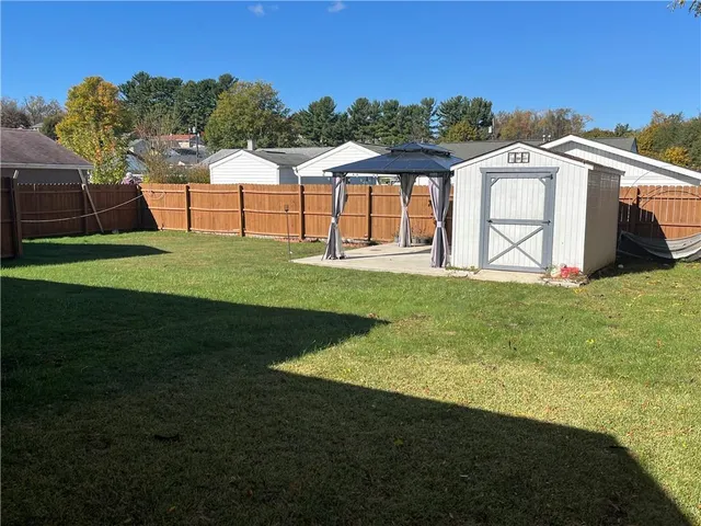 a view of a porch with a yard