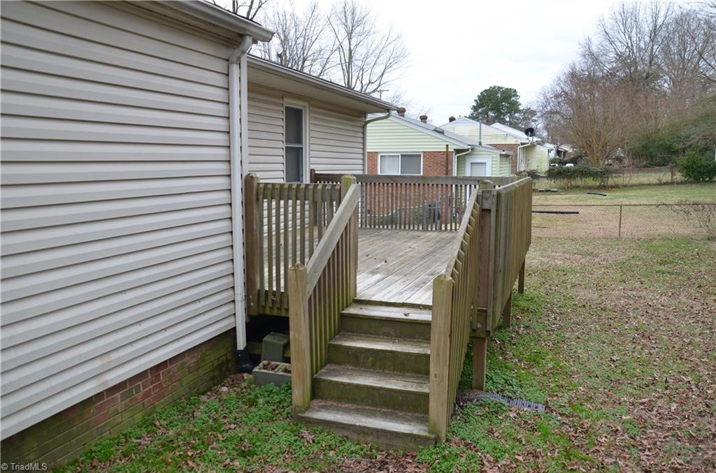 1631 Larkin Street High Point, NC 27262 - Photo 10 of 17 Deck has been replaced by current owners.