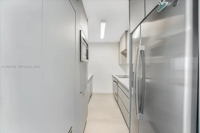 a view of a walk in closet