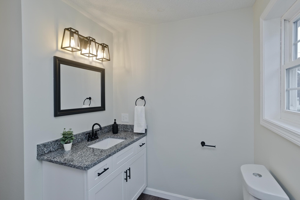 2089 Oak Street Three Rivers, MA 01080 - Photo 21 of 42 a bathroom with a toilet sink and mirror