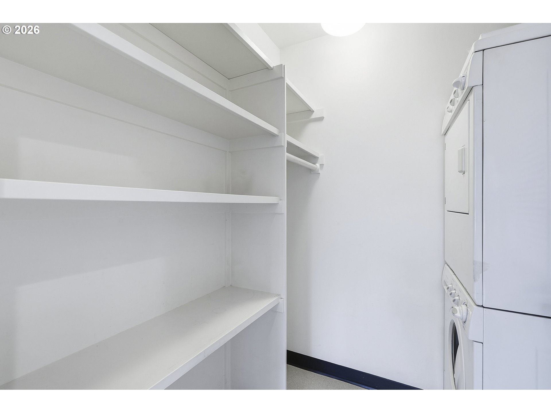 1930 Northwest Irving Street, Unit 302 Portland, OR 97209 - Photo 15 of 26 a view of small space with racks on the wall