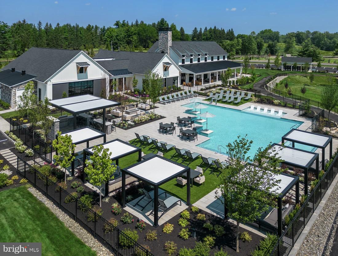 202 Gerry Way Ambler, PA 19002 - Photo 35 of 39 an aerial view of a house with garden space and lake view