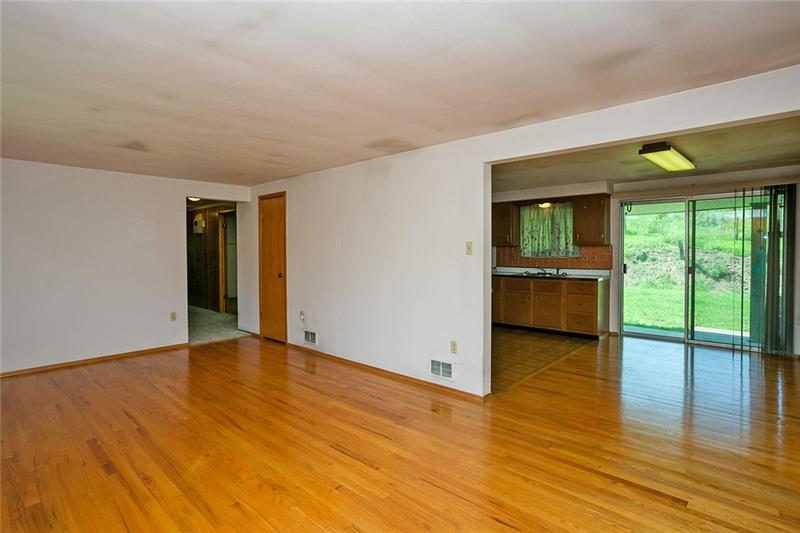 116 Rehoboth Church Road Perryopolis, PA 15473 - Photo 5 of 25 Open Floor plan Living Room/Kitchen and Dining Room Area