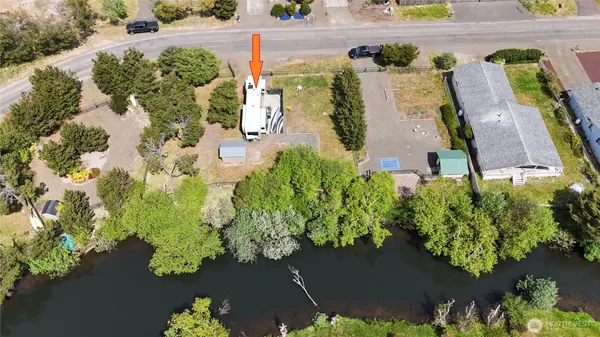 a view of an ocean and beach
