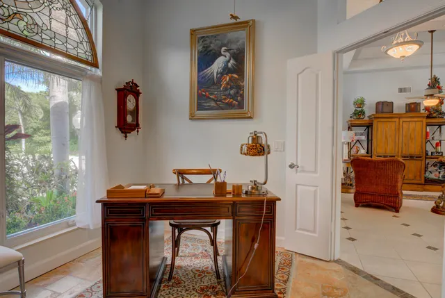 a house view with a garden space