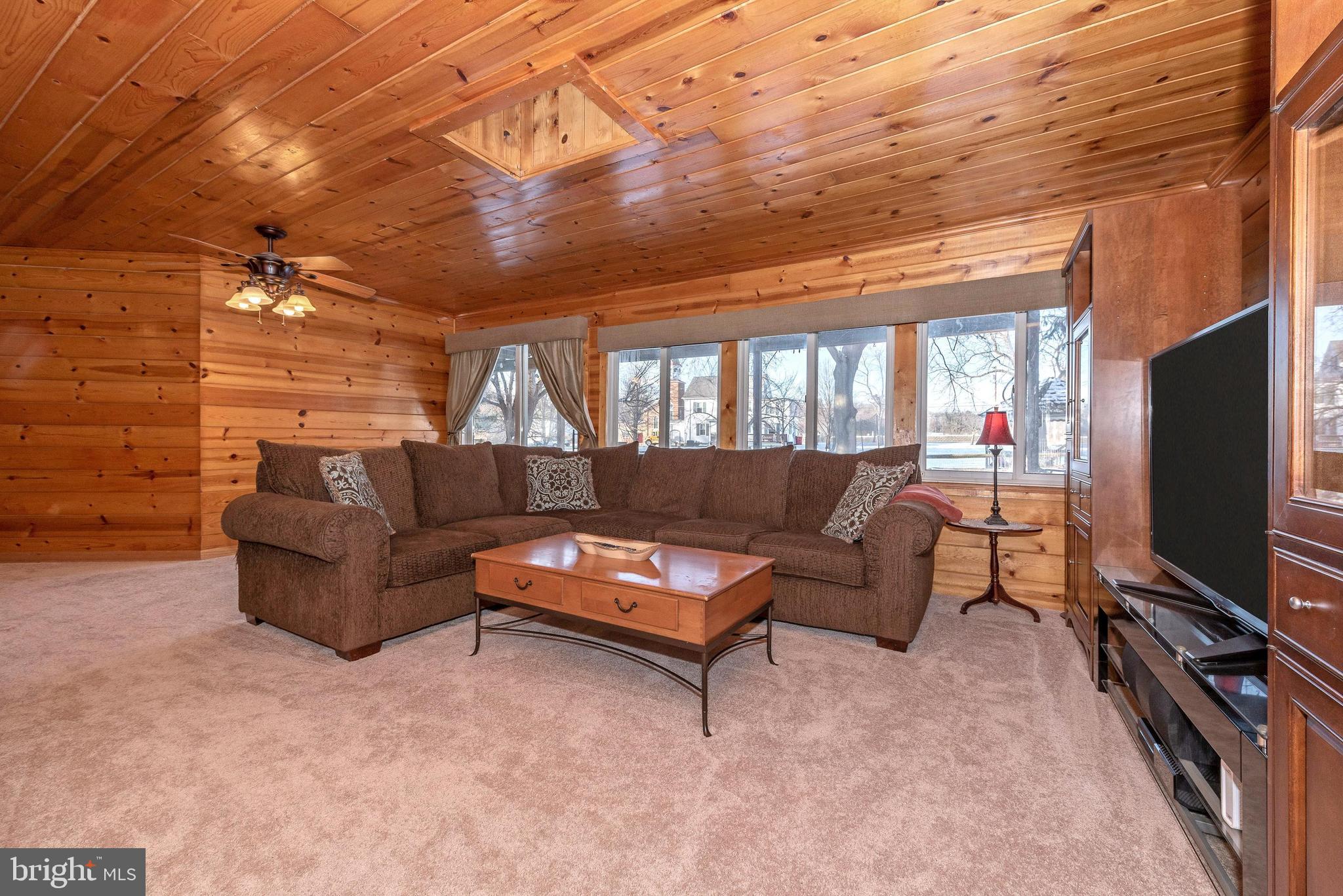 22518 Old Georgetown Road Smithsburg, MD 21783 - Photo 16 of 40 Secondary Living Room with Gorgeous Wood Paneling