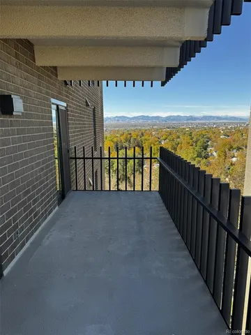 a front view of a building with street