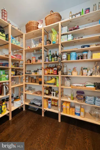 a view of storage and utility room