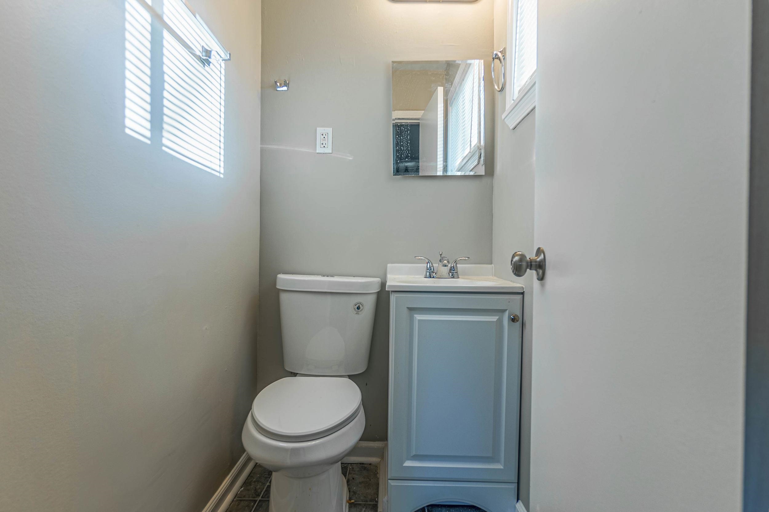 1223 Aubra Road Memphis, TN 38111 - Photo 14 of 19 a bathroom with a sink toilet and a mirror
