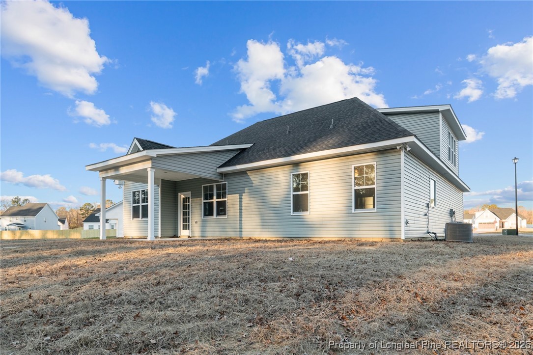 144 Vorster Road Raeford, NC 28376 - Photo 34 of 35 a view of a house with a yard