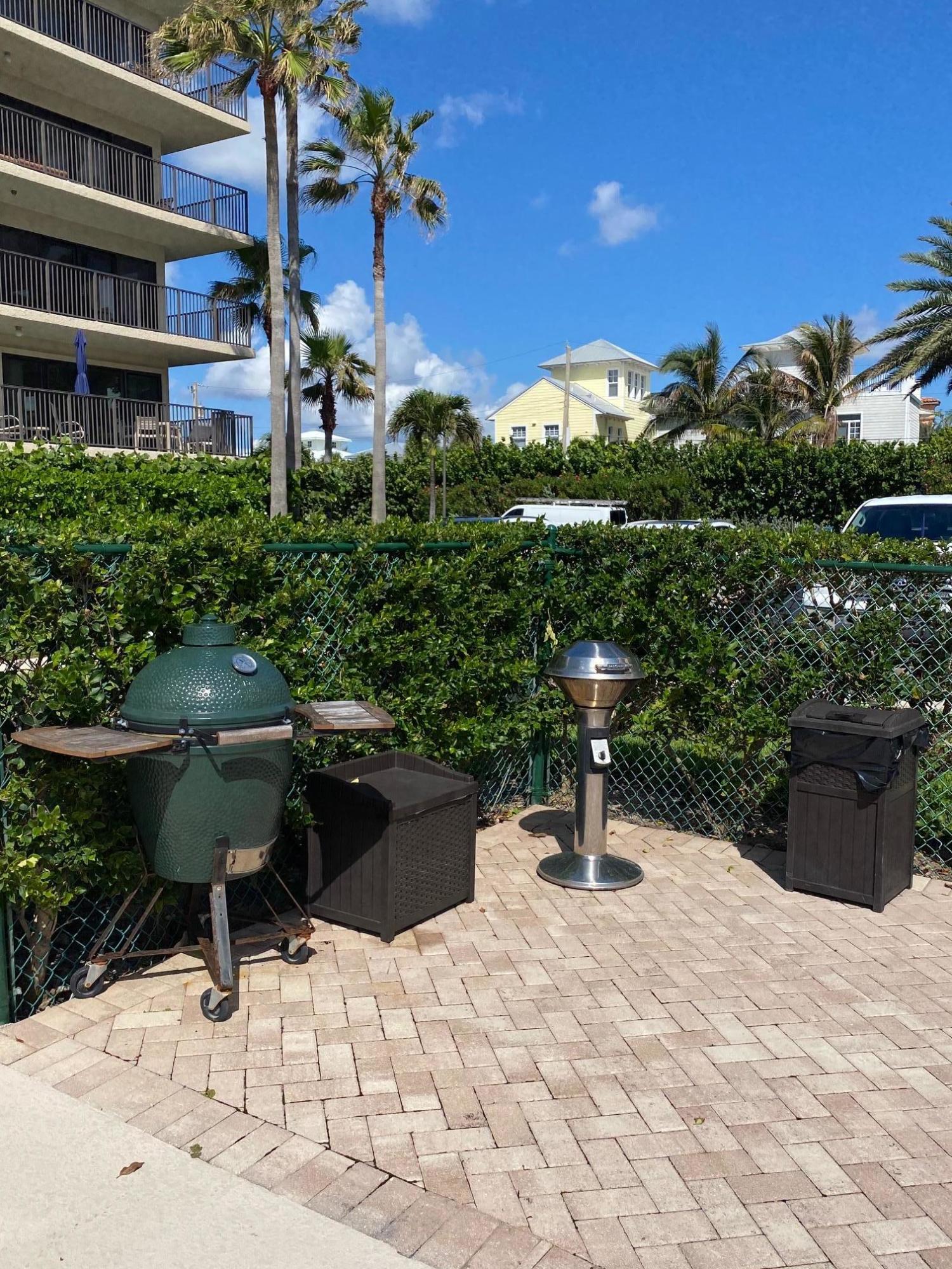 1055 Ocean Drive, Unit 403 Juno Beach, FL 33408 - Photo 14 of 28 a view of a backyard with plants