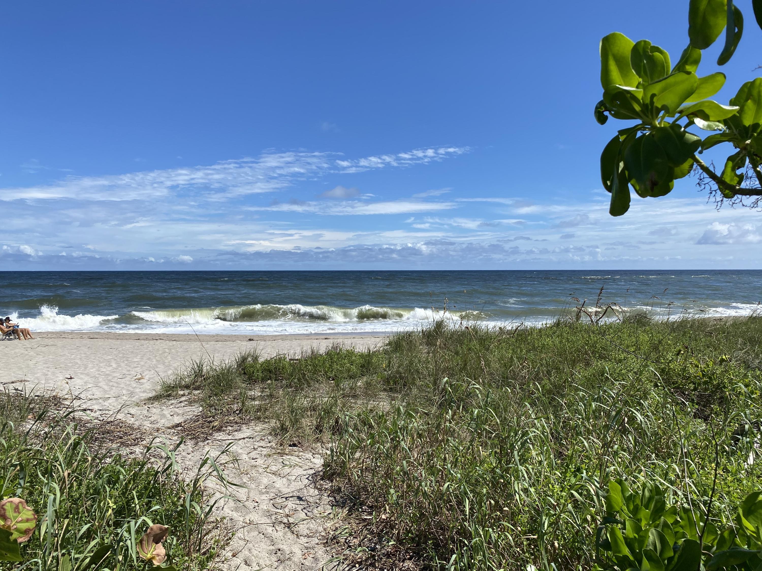 1055 Ocean Drive, Unit 403 Juno Beach, FL 33408 - Photo 19 of 28 a view of a lake with a yard