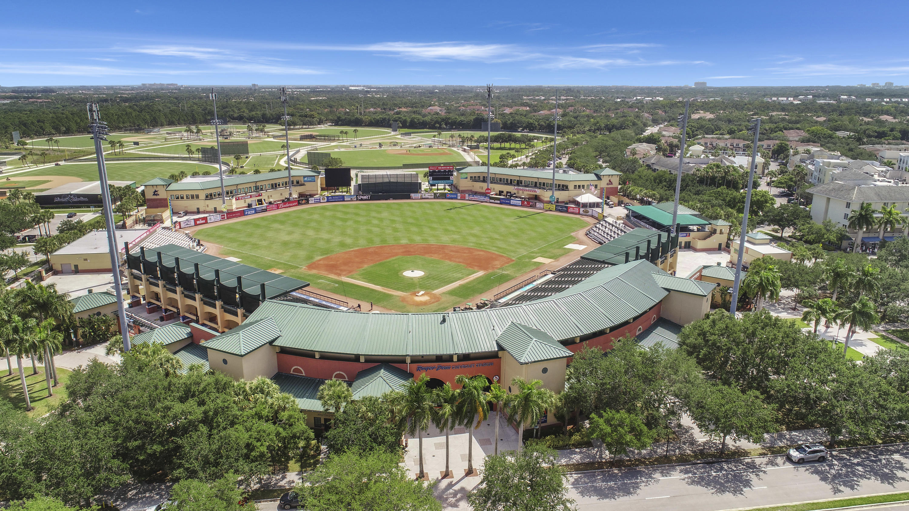 1055 Ocean Drive, Unit 403 Juno Beach, FL 33408 - Photo 28 of 28 an aerial view of a house with a garden and lake view