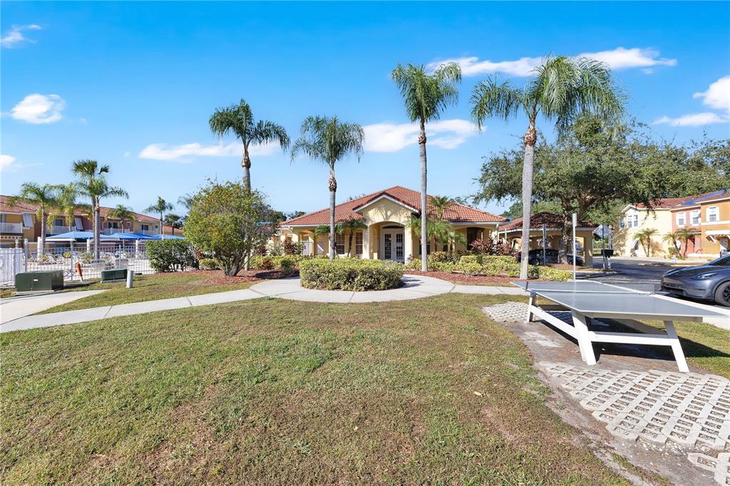 1070 Park Ridge Circle Kissimmee, FL 34746 - Photo 26 of 36 a swimming pool with outdoor seating and yard