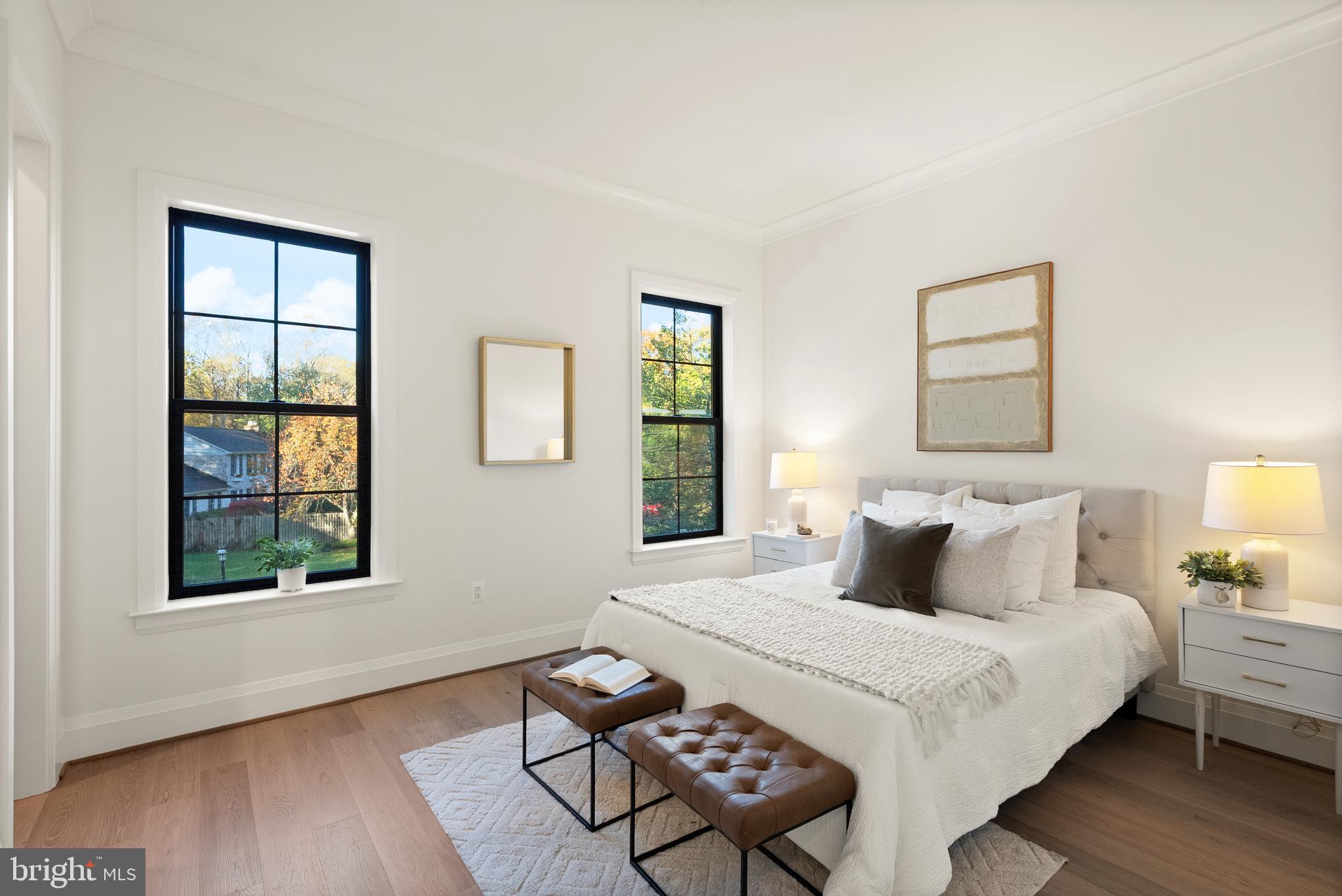 7806 Carteret Road Bethesda, MD 20817 - Photo 15 of 58 a bedroom with a bed and a window