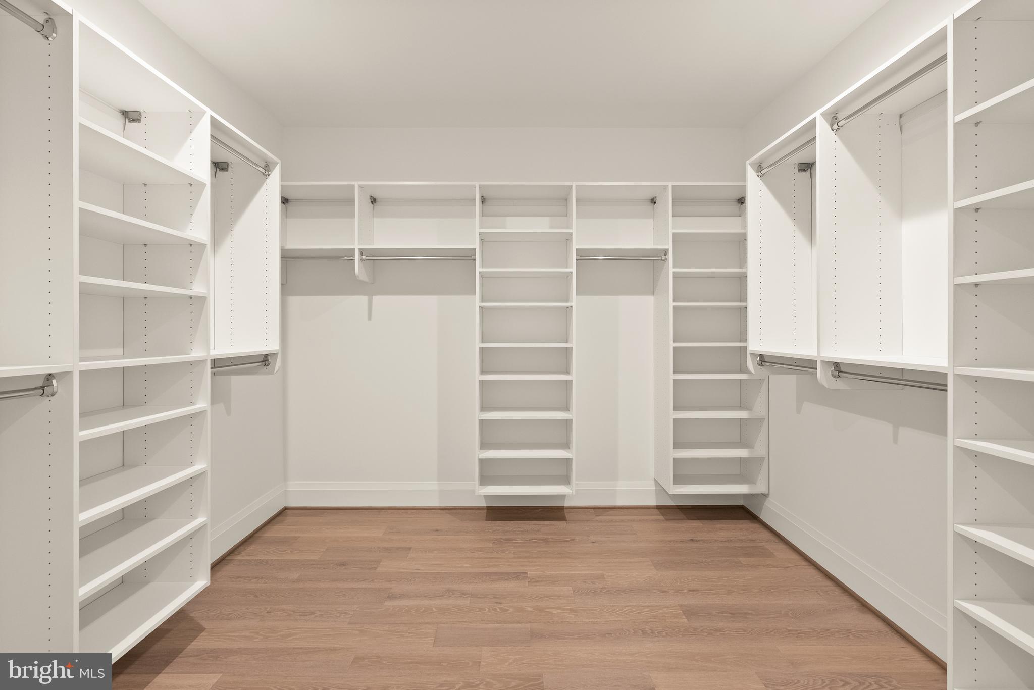 7806 Carteret Road Bethesda, MD 20817 - Photo 43 of 58 a view of walk in closet with empty racks