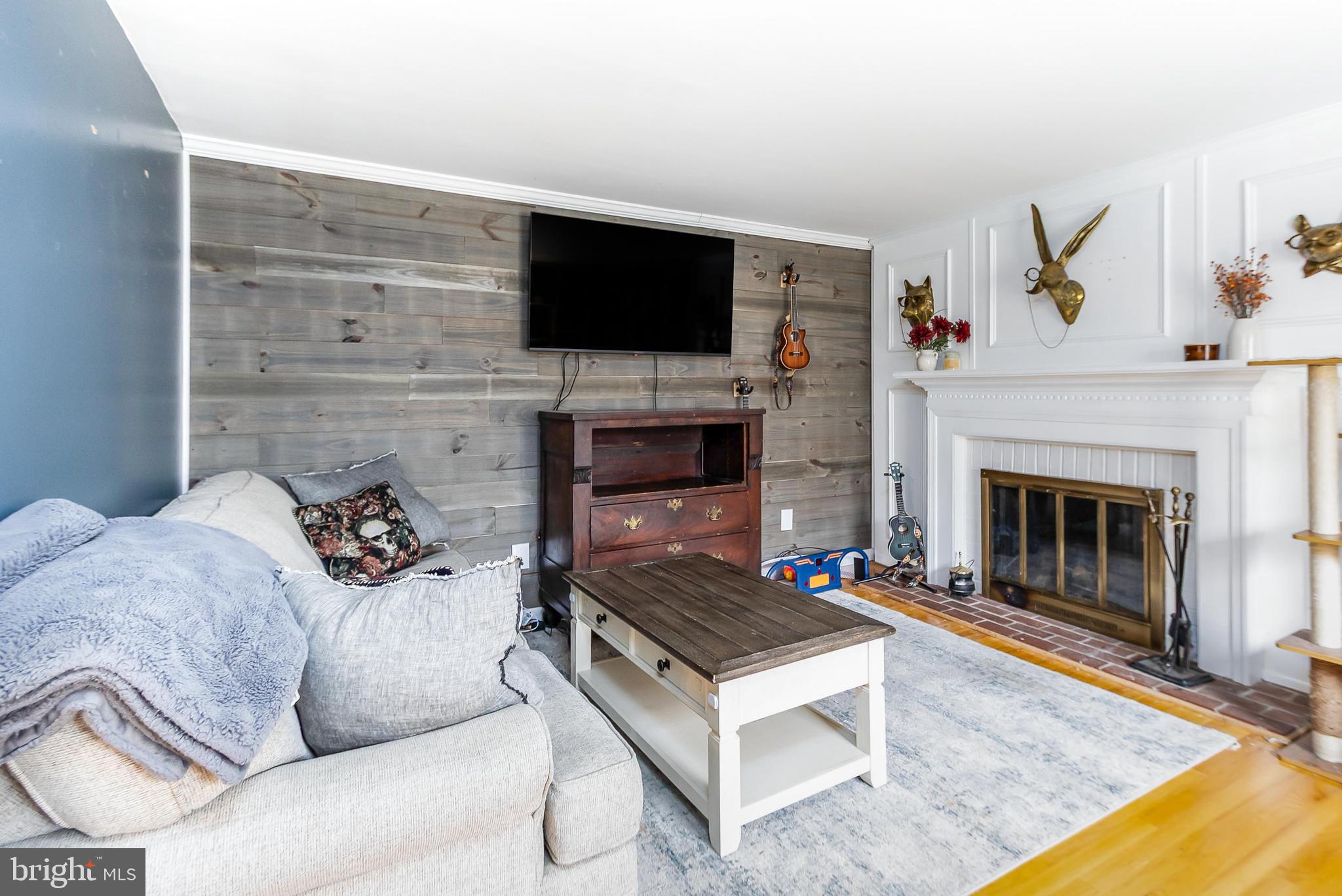 2401 Eastridge Road Lutherville-Timonium, MD 21093 - Photo 6 of 36 Living Room w/fireplace