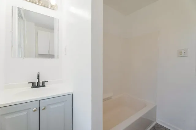 a view of a car park in front of a building