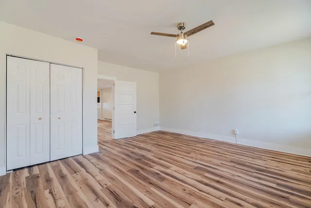 wooden floor in an empty room