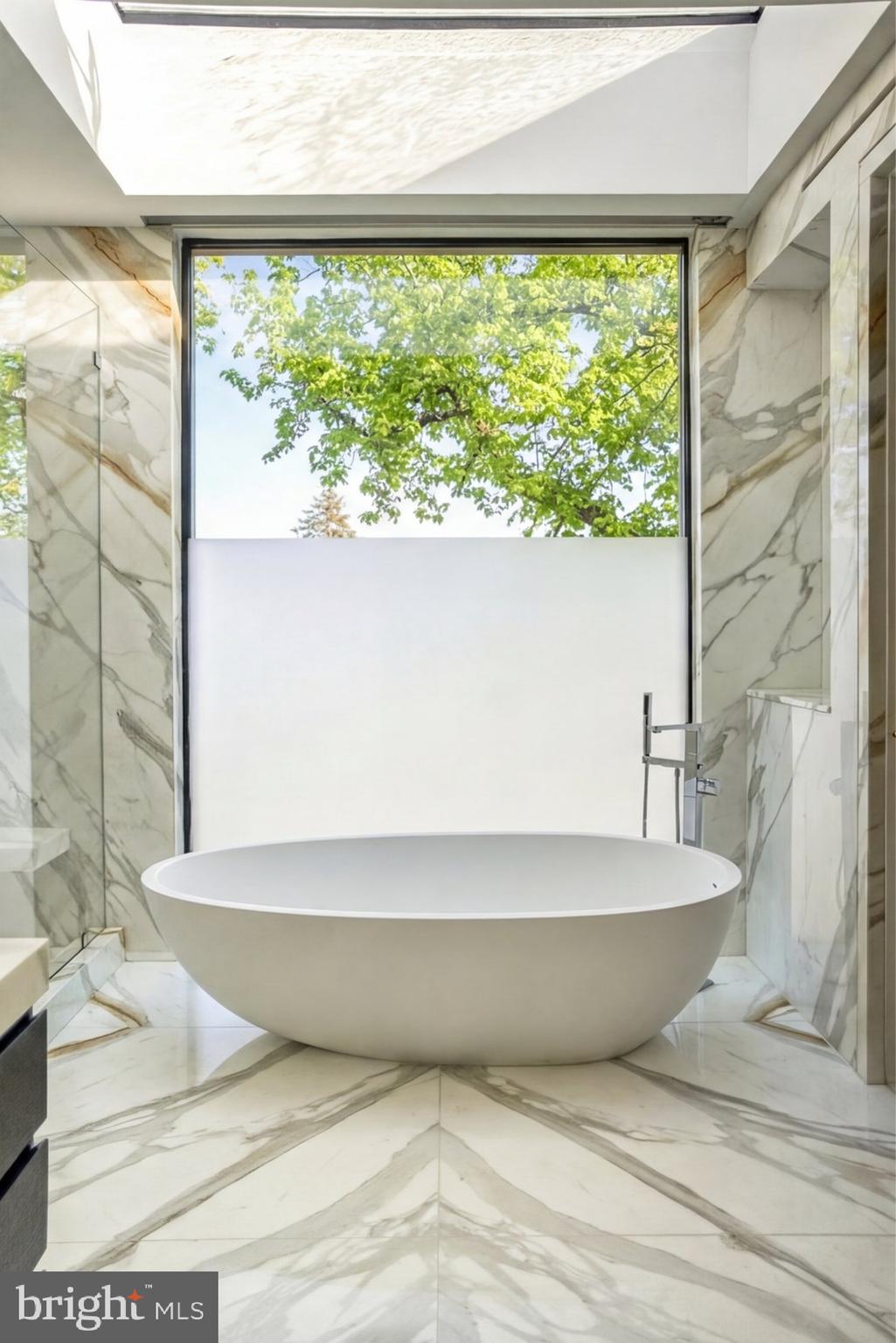 2709 36th Street Northwest Washington, DC 20007 - Photo 27 of 50 a view of a bathtub in a room