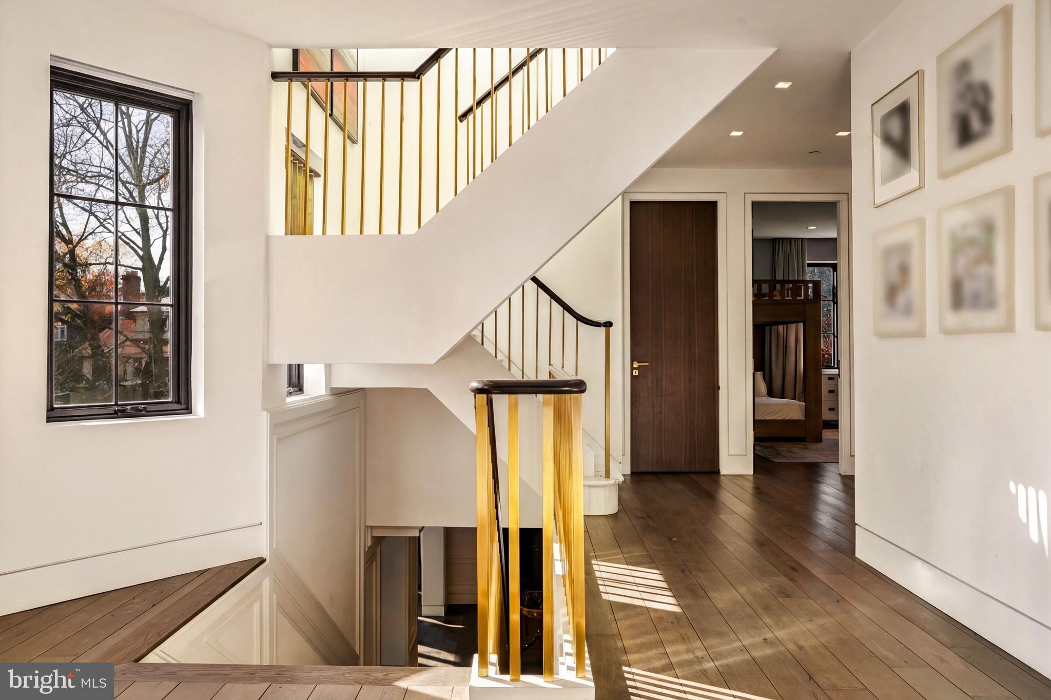 2709 36th Street Northwest Washington, DC 20007 - Photo 37 of 50 a view of entryway and hall with wooden floor