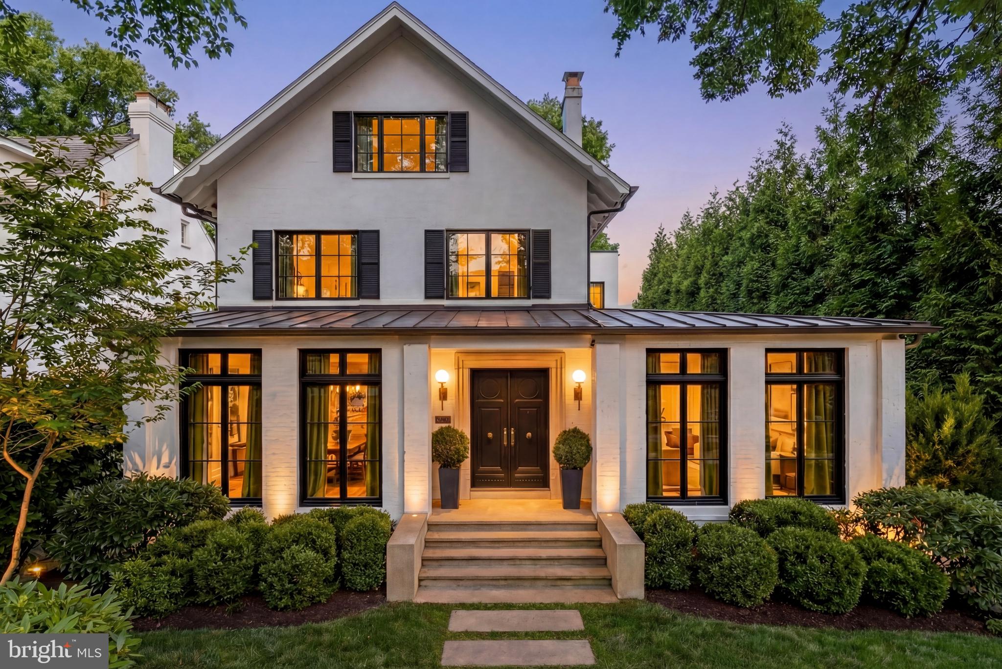 2709 36th Street Northwest Washington, DC 20007 - Photo 45 of 50 a front view of a house with garden