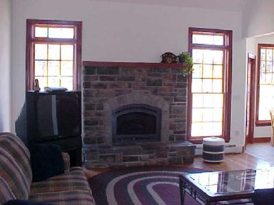 424 North Penn Dixie Road Bath, PA 18014 - Photo 3 of 5 a living room with furniture and a fireplace