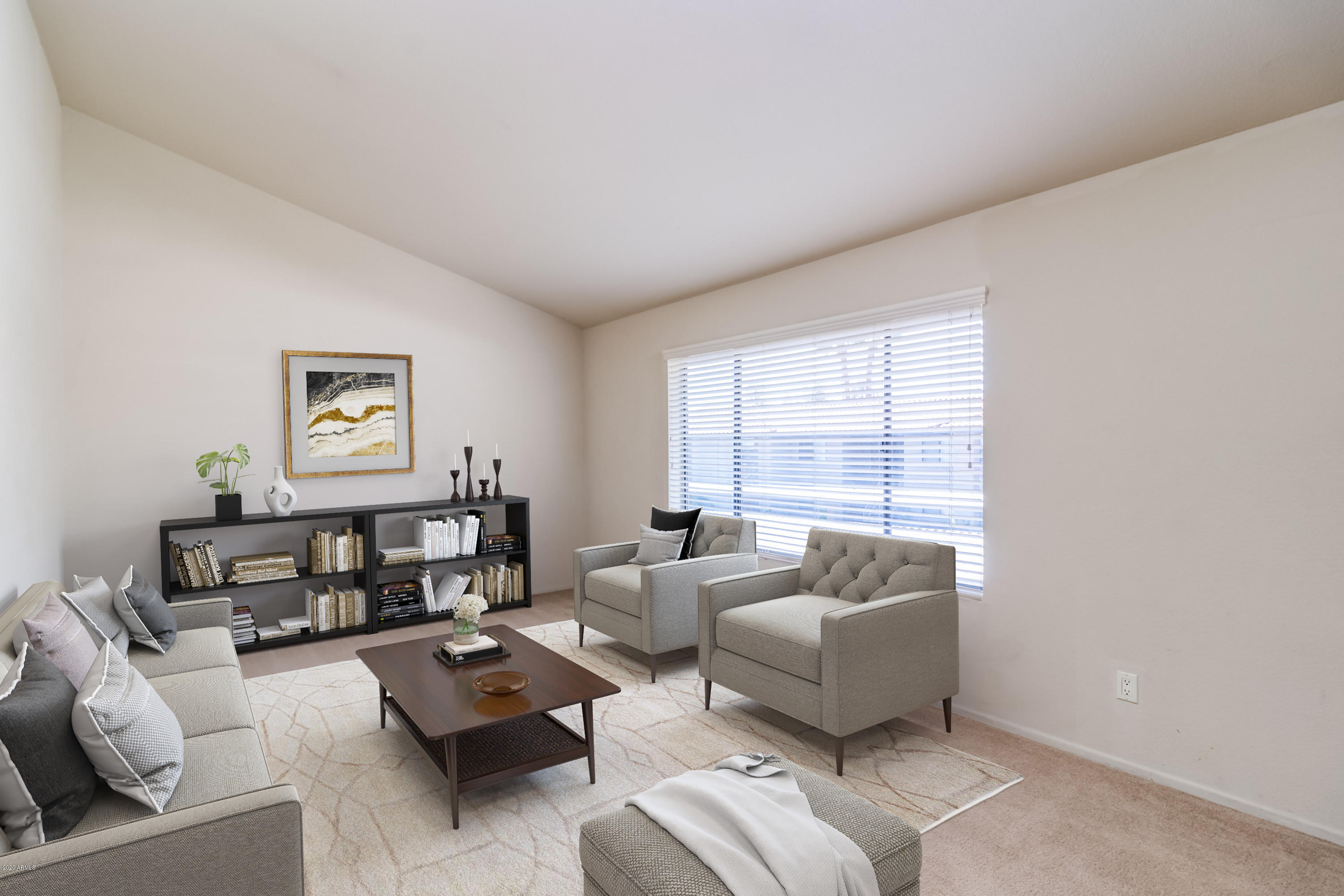 1402 East Guadalupe Road, Unit 247 Tempe, AZ 85283 - Photo 4 of 30 Living Room Staged