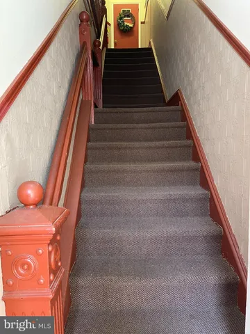 a close view of door