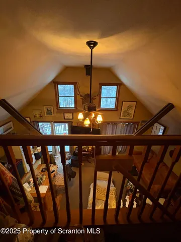 a view of a porch with furniture