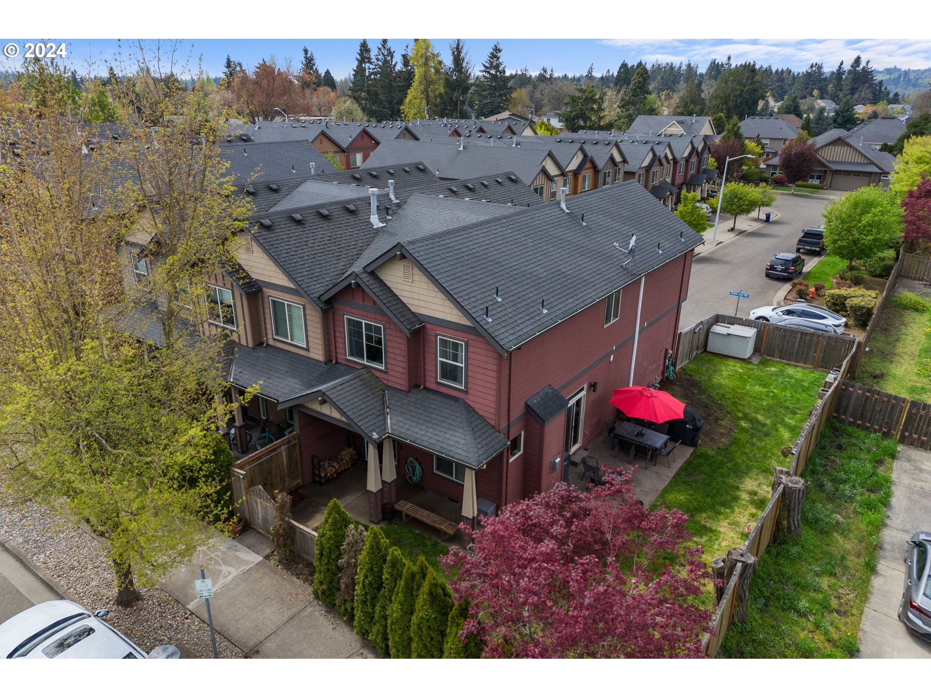 18438 Shadow Ridge Way Oregon City, OR 97045 - Photo 2 of 38 a aerial view of a house with a garden