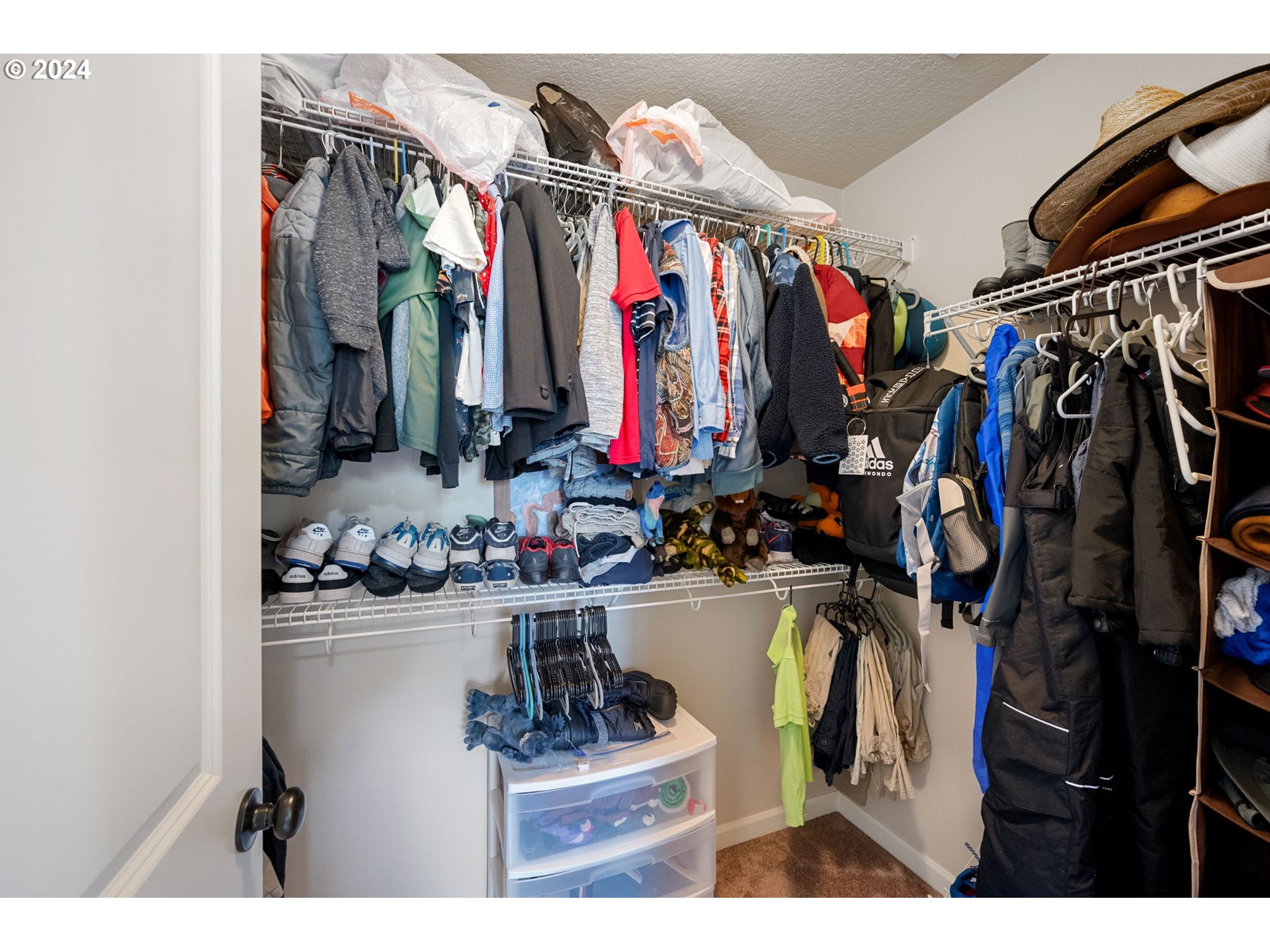 18438 Shadow Ridge Way Oregon City, OR 97045 - Photo 25 of 38 a view of walk in closet with clothes and shoes