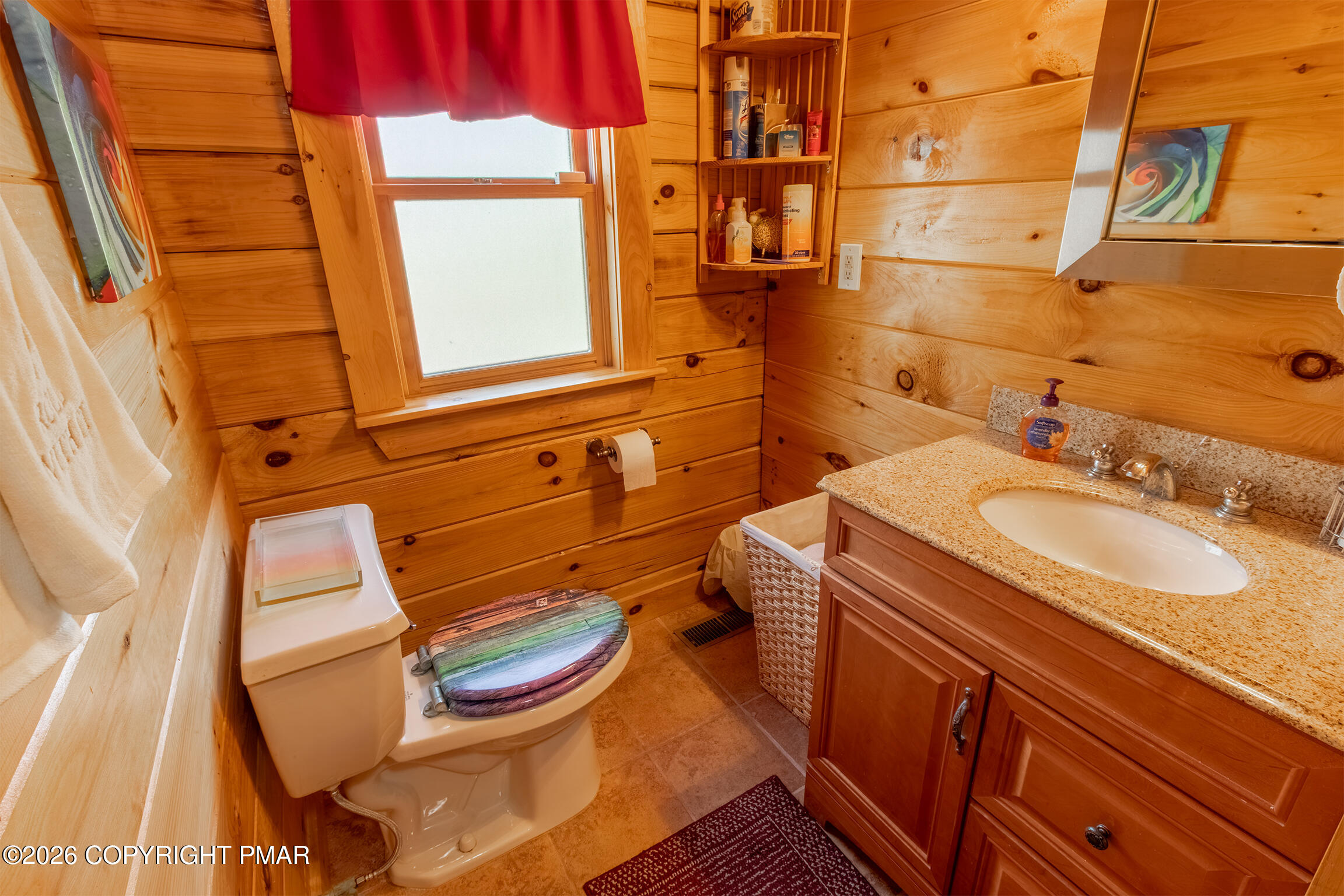 1160 Bluebird Lane Bushkill, PA 18324 - Photo 21 of 44 a bathroom with a sink and mirror