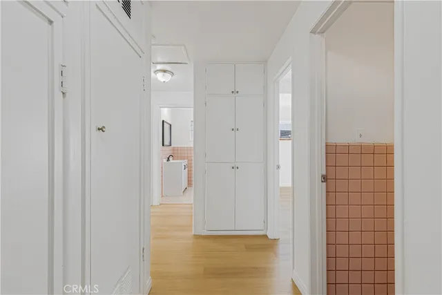 a view of a bathroom with shower