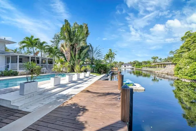 a view of a house with a patio