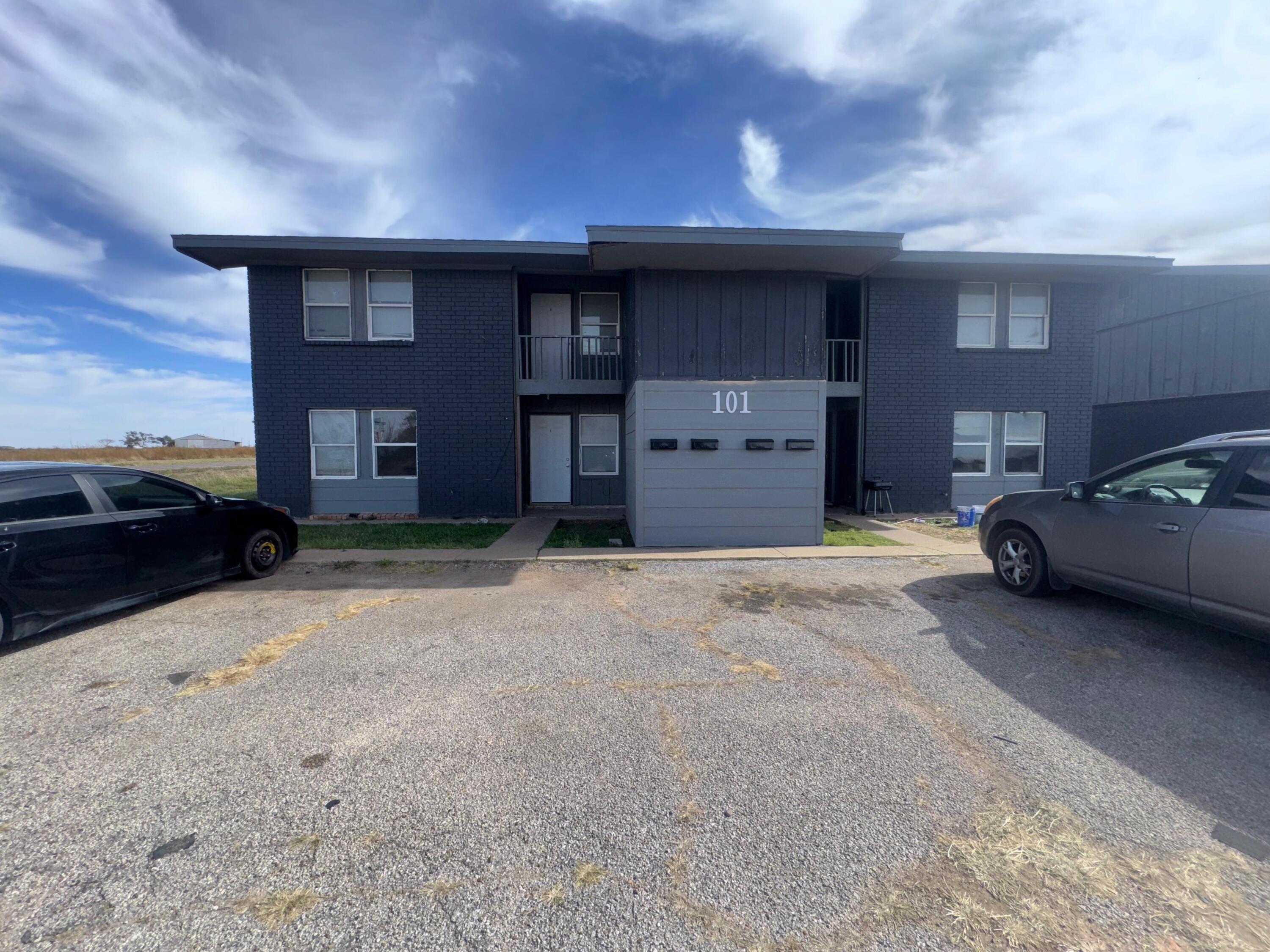 a view of a car garage