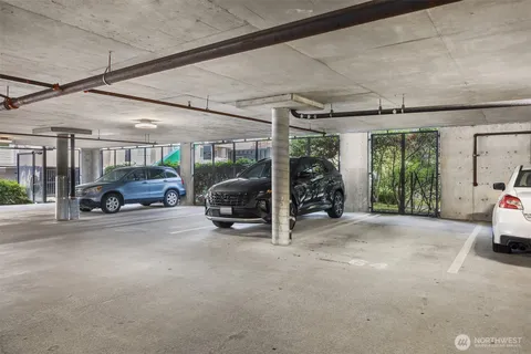 a view of car garage