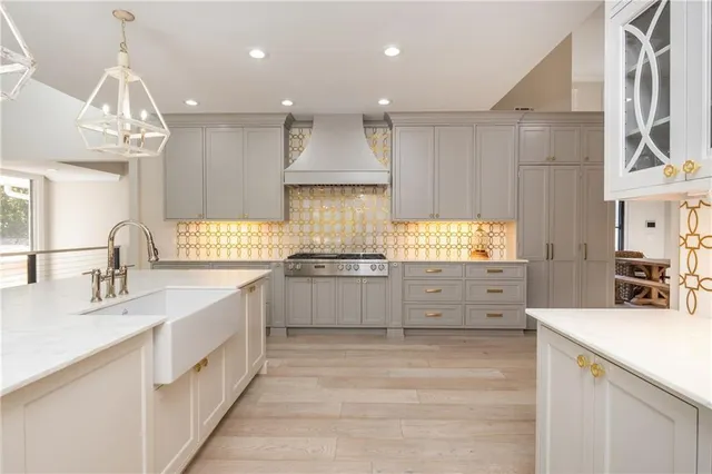 a bedroom with a balcony a bed and a large window