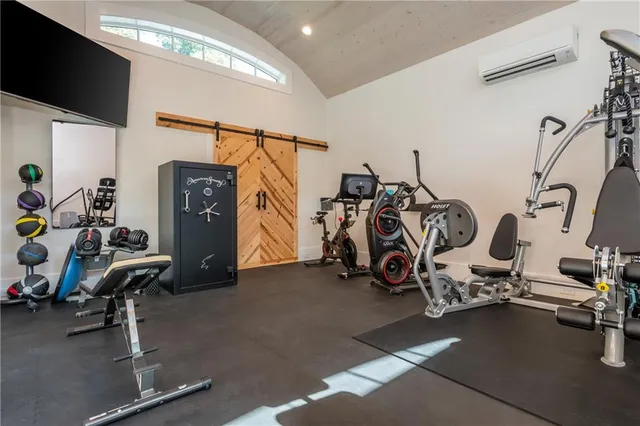 a front view of multiple house with outdoor seating