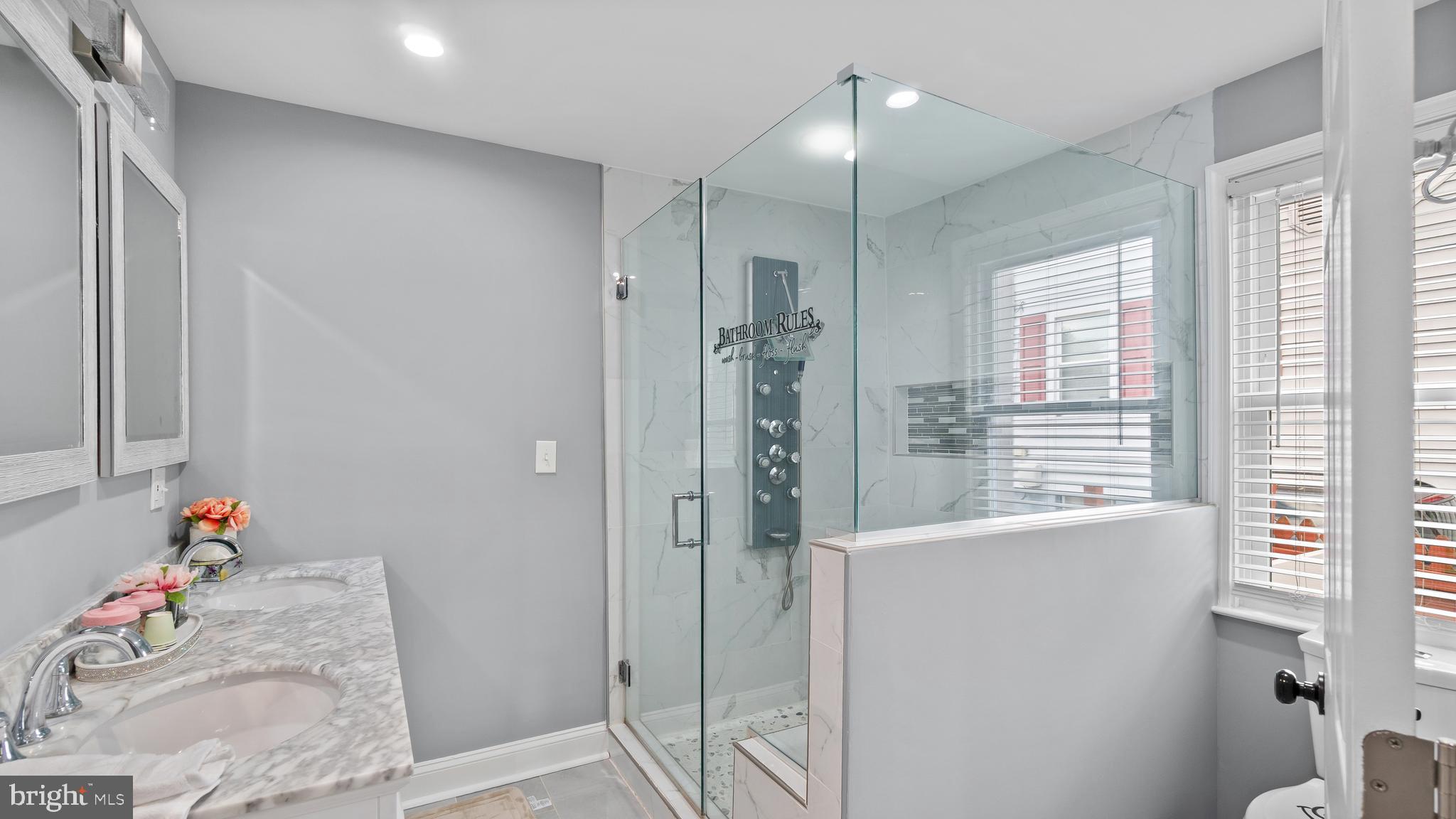 18 North Hawthorne Road Middle River, MD 21220 - Photo 13 of 25 Fully remodeled primary bathroom attached to room