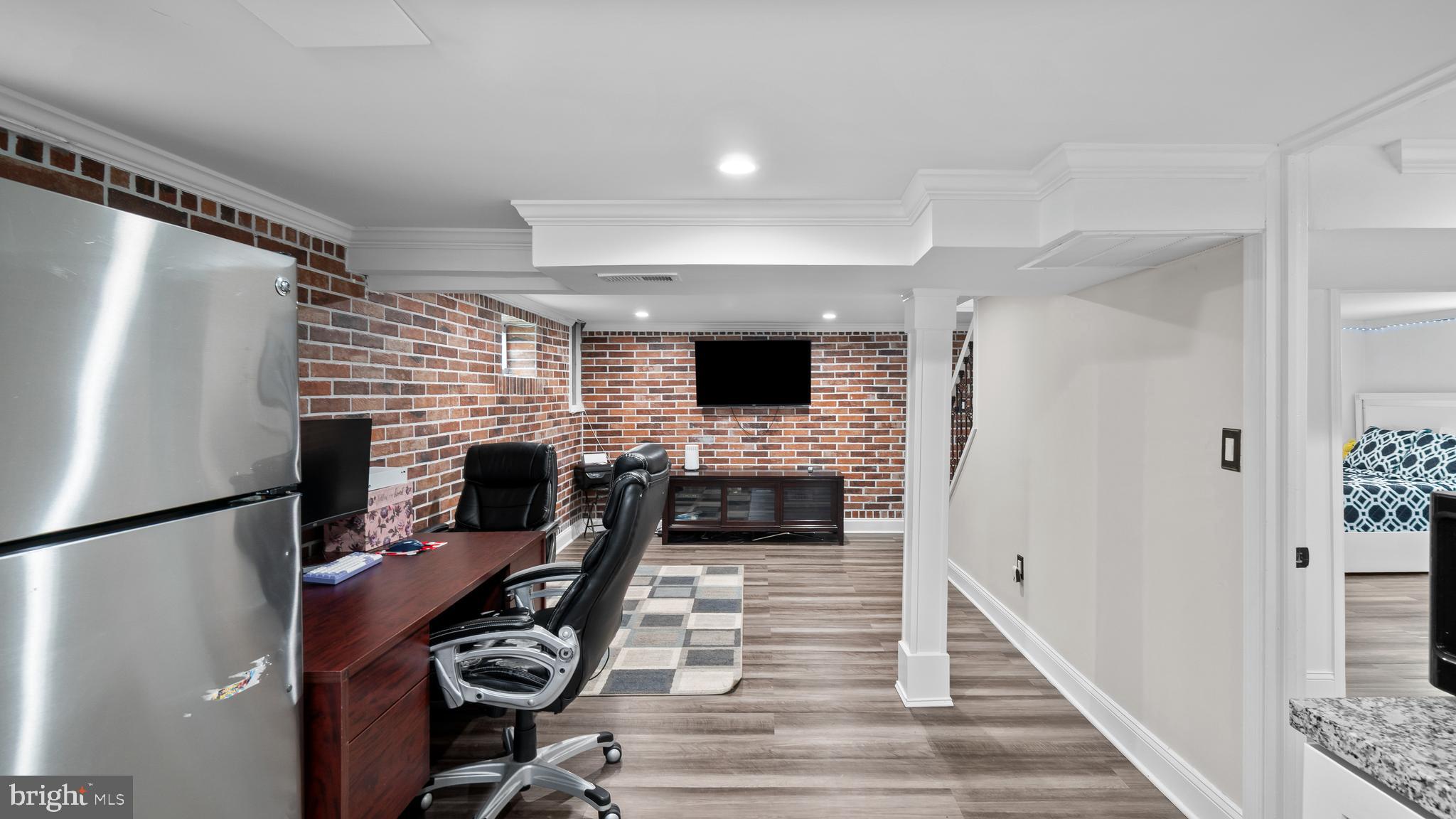 18 North Hawthorne Road Middle River, MD 21220 - Photo 18 of 25 Basement. Perfect for an office needs or gathering