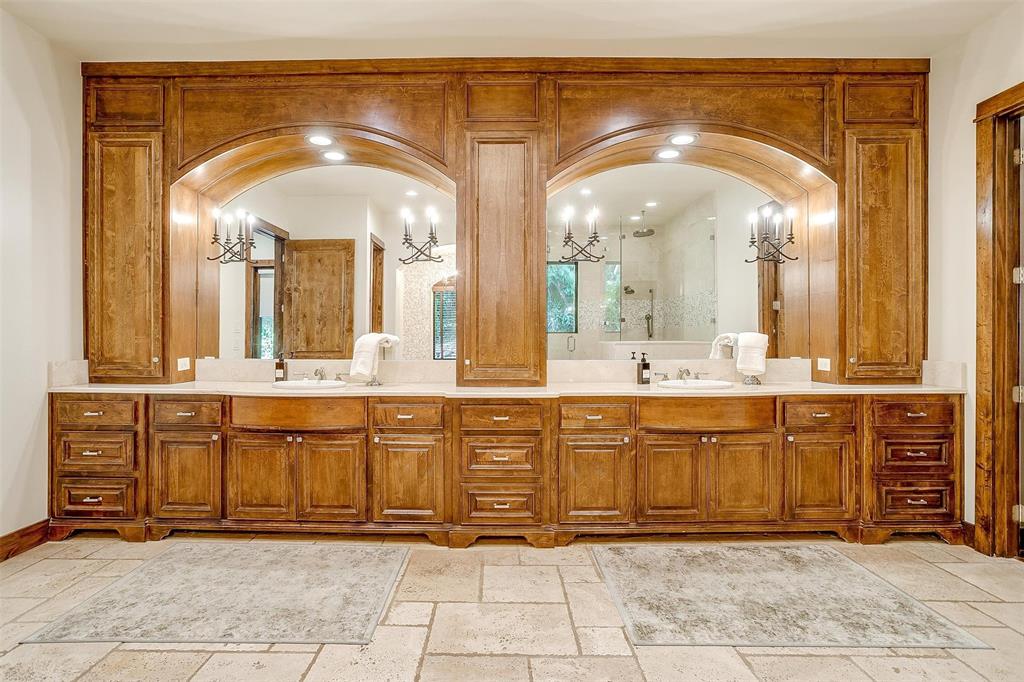 9930 Boat Club Road Fort Worth, TX 76179 - Photo 17 of 40 a large bathroom with a large tub sink and vanity