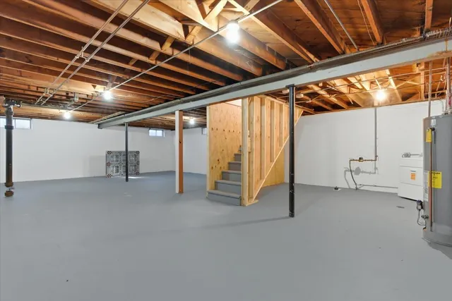 a view of storage and utility room